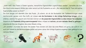 Vorschau - Stundenentwürfe - Escape Game: Fabeln (Grundwissen, Textverstehen) - Seite 2