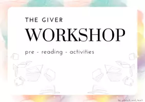 Vorschau - Arbeitsblätter - the Giver Lektüre Workshop Einstieg - Deckblatt