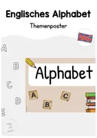 Vorschau - Poster - Englisches Alphabet - Themenposter - Deckblatt