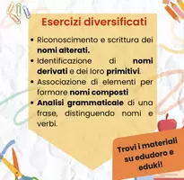 anteprima - Esercizi - Prova di verifica - i nomi - classe terza - Pagina 3