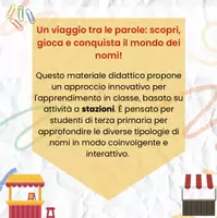 anteprima - Esercizi - A caccia di nomi! – Didattica a stazioni sui nomi - Pagina 1