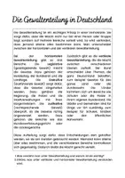 Vorschau - Arbeitsblätter - Die horizontale und vertikale Gewaltenteilung - Deckblatt