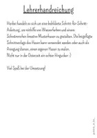 Vorschau - Mal- und Bastelvorlagen - Schritt-für-Schritt-Anleitung - Musterhase (Kunstprojekt) - Osterhase - Seite 1