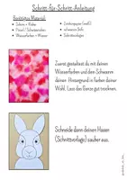 Vorschau - Mal- und Bastelvorlagen - Schritt-für-Schritt-Anleitung - Musterhase (Kunstprojekt) - Osterhase - Seite 2