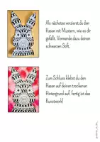 Vorschau - Mal- und Bastelvorlagen - Schritt-für-Schritt-Anleitung - Musterhase (Kunstprojekt) - Osterhase - Seite 3