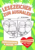 Vorschau - Vogel Lesezeichen Leseecke ausmalen Kunst basteln Ausmalbilder - Deckblatt
