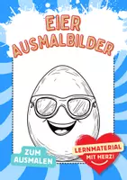 Vorschau - Arbeitsblätter - Ostereier Ausmalbilder - Deckblatt