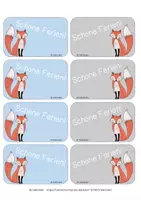 Vorschau - Bildkarten - Feriengrüße "Fuchs" - FREEBIE! - Seite 3