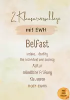 Vorschau - Klassenarbeiten - 2 Klausurvorschläge mit EWHzum Film Belfast, Ireland, mock exams, oral exams, Abitur Englisch - Deckblatt