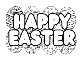 Vorschau - Mal- und Bastelvorlagen - Happy Easter on the British Isles - Coloring Pages Ausmalbilder - Seite 3