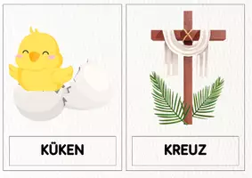 Vorschau - Poster - Bild- und Wortkarten Ostern | Silbenkarten Ostern - Seite 2