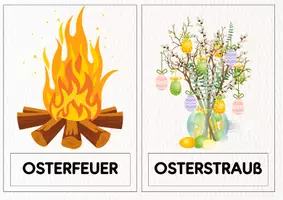 Vorschau - Poster - Bild- und Wortkarten Ostern | Silbenkarten Ostern - Seite 3