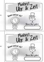 Vorschau - Arbeitsblätter - Uhrzeiten / Die Uhr / Zeit & Zeitspannen - Miniheft - Seite 1