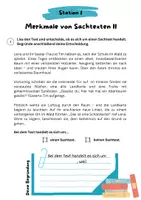 Vorschau - Arbeitsblätter - Lerntheke & Stationsarbeit zu Sachtexten (G-Niveau) - Seite 2