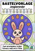 Vorschau - Mal- und Bastelvorlagen - Jonglierender Osterhase - Bastelvorlage - Deckblatt