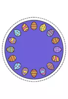 Vorschau - Mal- und Bastelvorlagen - Jonglierender Osterhase - Bastelvorlage - Seite 3