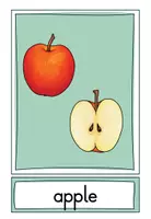 Vorschau - Bildkarten - Englisch - Flashcards Fruit - Seite 1