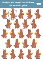 Vorschau - Arbeitsblätter - Rechts oder Links? Oben oder Unten? Lernblätter für Kinder – Kita & Vorschule, Raumlage-Orientierung - Seite 3