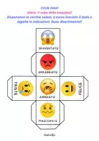 anteprima - Materiale di supporto/inclusione - Il cubo delle emozioni - Pagina di copertina