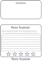 Vorschau - Arbeitsblätter - Flipbook für die Buchvorstellung - Seite 3