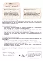 Vorschau - Arbeitsblätter - Korrektes Zitieren: Merkblatt Basics zum Zitieren - Deckblatt