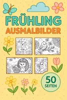 Vorschau - Mal- und Bastelvorlagen - Jahreszeiten Abenteuer – Ausmalbilder & Interaktives Lernmaterial zu Frühling, Sommer, Herbst und Winter - Seite 1