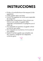 Vista previa - Hojas de trabajo - VERBO SER TRES EN RAYA VERB SER TIC TAC TOE - página 1
