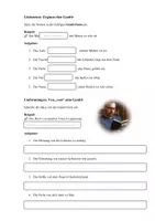 Vorschau - Arbeitsblätter - Genitivübungen - Deckblatt