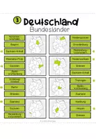 Vorschau - Fördermaterial/Inklusion - Deutschland - Bundesländer (Klammerkarten) - Seite 3