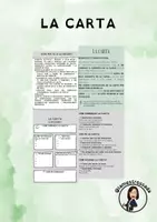 Vista previa - Hojas de trabajo - LA CARTA - Portada