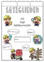 Vorschau - Arbeitsblätter - 22 Arbeitsblätter: Satzglieder (mit Siggi) - Seite 1