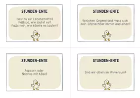 Vorschau - Anderer Materialtyp - Stunden-Ente (Plauderkarten) für Klassenrat / Ethik / ... - Seite 3