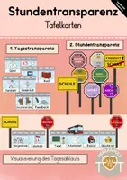 Vorschau - Bildkarten - Transparenzkarten (Stundentransparenz & Tagestransparenz) - Deckblatt