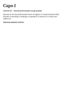 anteprima - Altro tipo di materiale - Codice deontologico: Art.1-10 con spazio per schemi - Pagina 1
