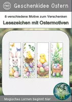 Vorschau - Mal- und Bastelvorlagen - Kostenlose Oster-Lesezeichen zum Ausdrucken - Deckblatt