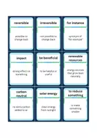Vorschau - Aufgabenkarten - Vocabulary: Taking on responsibility for the environment - Seite 3