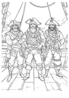Vorschau - Arbeitsblätter - Ausmalbilder Piratenschiff - Seite 3