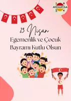 Vorschau - Arbeitsblätter - 23 Nisan Çocuk Bayramı - Leseverstehen - Deckblatt