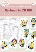 Vorschau - Arbeitsblätter - Frühlingshafter Rechenspaziergang im ZR 100 (differenziert) - Deckblatt