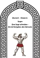 Vorschau - Stundenentwürfe - Die 12 Sagen des Herkules - Eine eigene Sage schreiben - Deckblatt