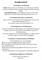 Vorschau - Stundenentwürfe - Die 12 Sagen des Herkules - Eine eigene Sage schreiben - Seite 2