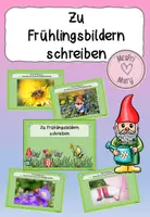 Vorschau - Bildkarten - Zu Frühlingsbildern schreiben - Deckblatt