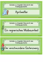 Vorschau - Aufgabenkarten - Zu Frühlingsüberschriften schreiben - Seite 3
