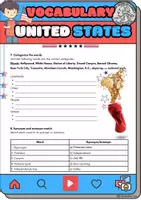 Vorschau - Arbeitsblätter - Vocabulary work United States - Grade 8 - Seite 3