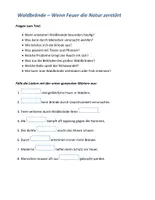 Vorschau - Arbeitsblätter - Lückentext: Waldbrände (mp3) A2/B1 - Seite 2