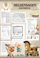Vorschau - Unterrichtsreihen - Sagen - Heldensagen Materialpaket (Odysseus von Homer) - Deckblatt
