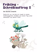 Vorschau - Poster - Schreibaufträge Frühling - Seite 1