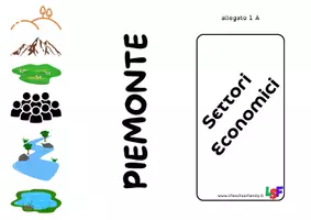 anteprima - Materiale di supporto/inclusione - Lapbook delle regioni: Piemonte - Pagina 1