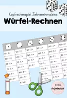 Vorschau - Arbeitsblätter - Würfelrechnen Zehnereinmaleins - Kopfrechenspiel - Deckblatt
