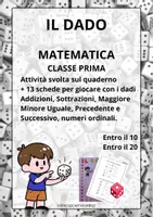 anteprima - Esercizi - MATEMATICA CLASSE PRIMA - IL DADO - Pagina di copertina